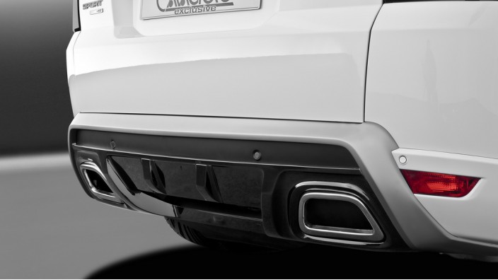 Spoiler la bara spate Caractere, cu tipsuri evacuare Inox integrate | Range Rover Sport